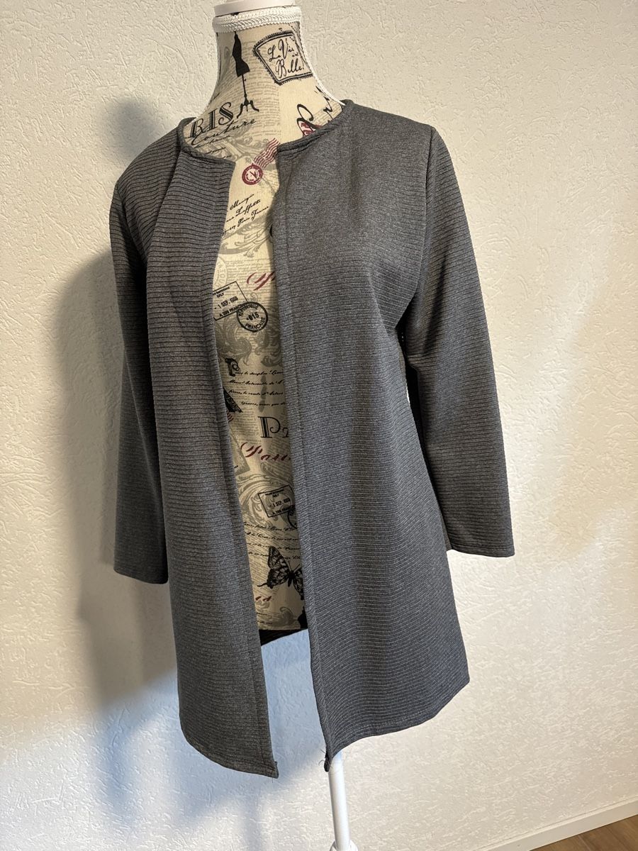 Jacken: Langer Cardigan TODAY Gr. S gerippt Anthrazit – Gebraucht aus Meyriez von muriS 2