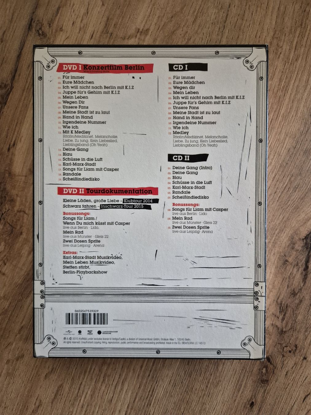 Tutti i DVDs: KRAFTKLUB - Randale Tour 2016 CD/DVD Special Edition – Nuovo (secondo la descrizione) da Berneck venduto da jst_nk6y 3