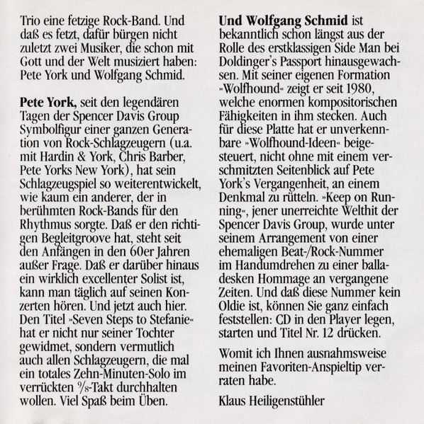 CD: Pete York, Lenny Dowell & "Wolfhound" Wolfgang Schmid – Usato da Unterbch venduto da uqliv 4
