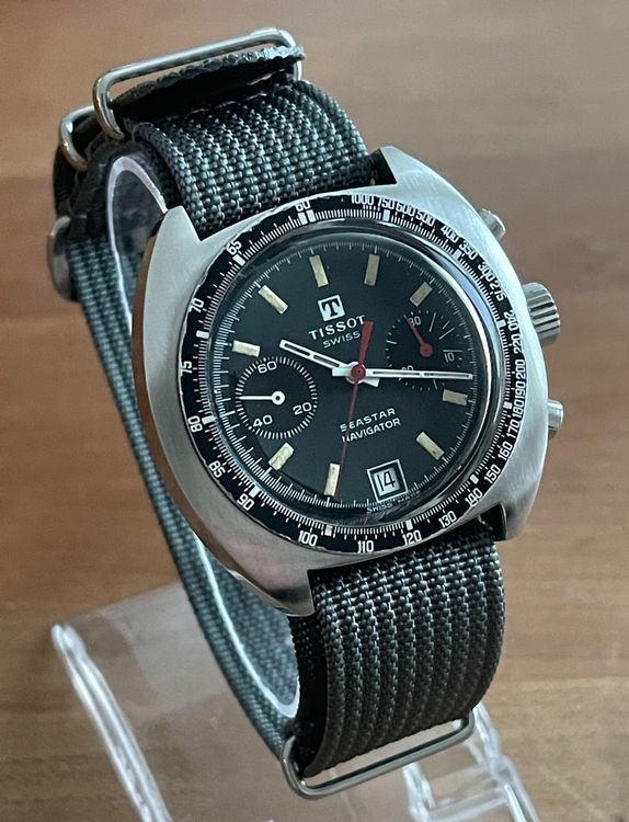 Rehaut Pulsométrique Bleu Pour Montre Tissot Navigator Ref 40522 - Neuf Sans étiquette