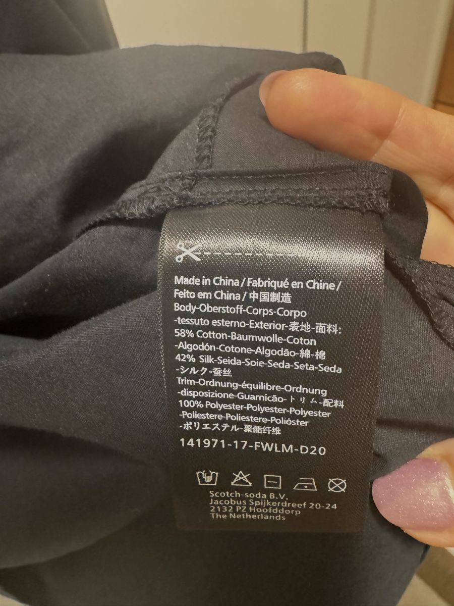 Maison Scotch Camicette: Bluse Maison Scotch schwarz mit Spitze – Usato da Erlenbach ZH venduto da msa_x26y 3