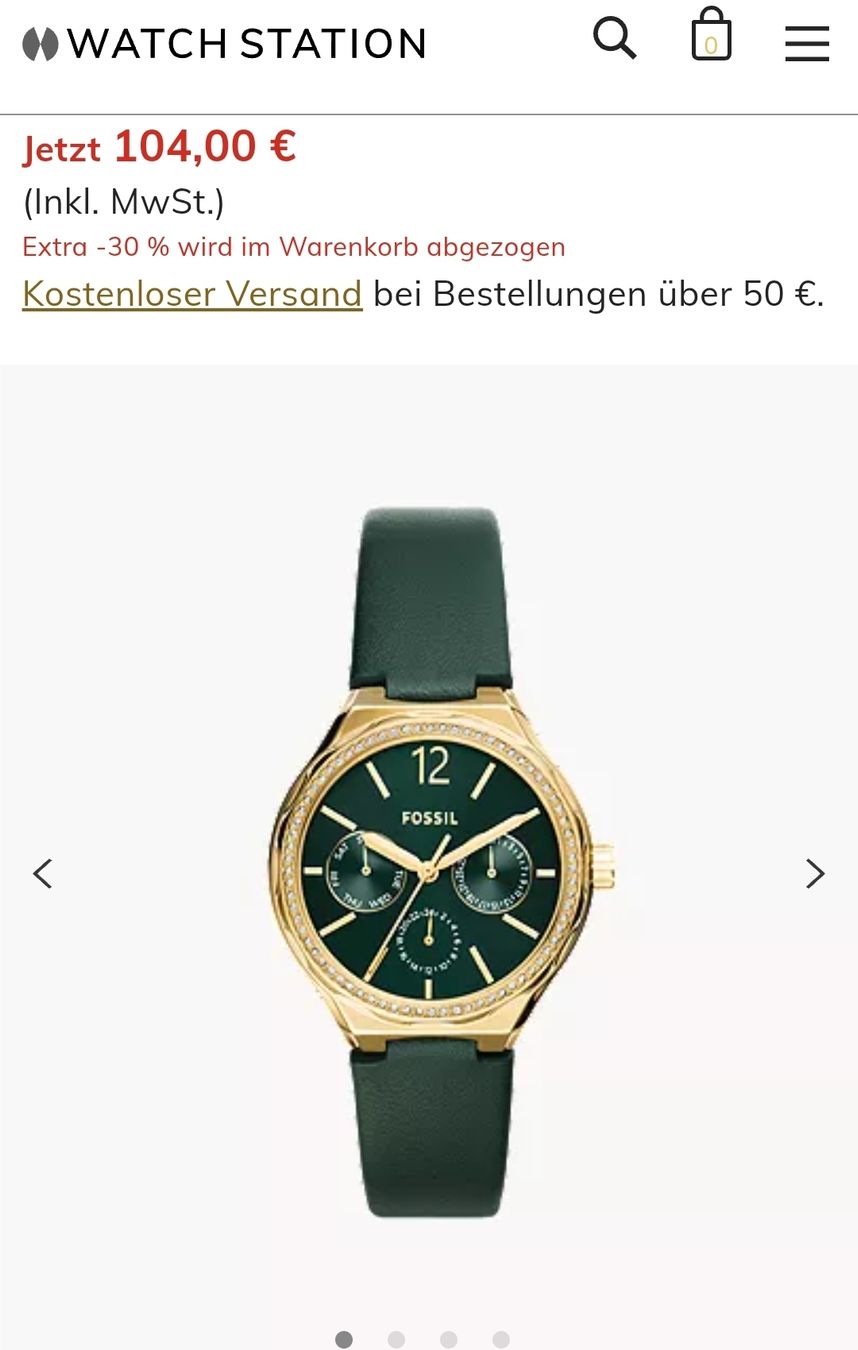 Fossil Orologi: Fossil Eevie Damenuhr – Nuovo e nell'imballaggio originale da Kleinwangen venduto da Cane18corso 8