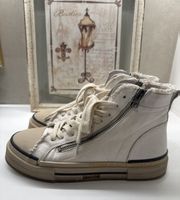 Rebecca White Streetwear Sneakers Gr. 38 – Leder