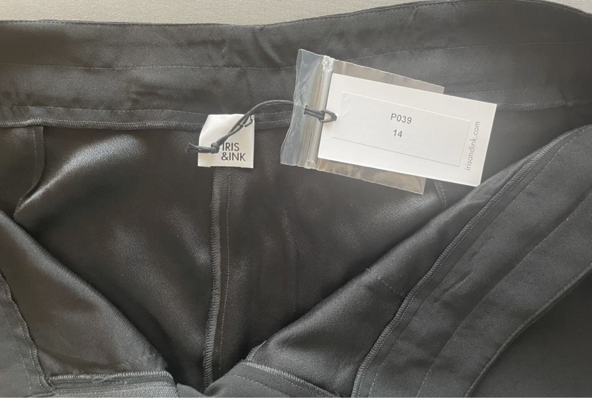 Pantaloni: IRIS & INK Elegante Stoffhose schwarz Gr. 42 – Nuovo (secondo la descrizione) da Islikon venduto da Julies_wardrobe 3