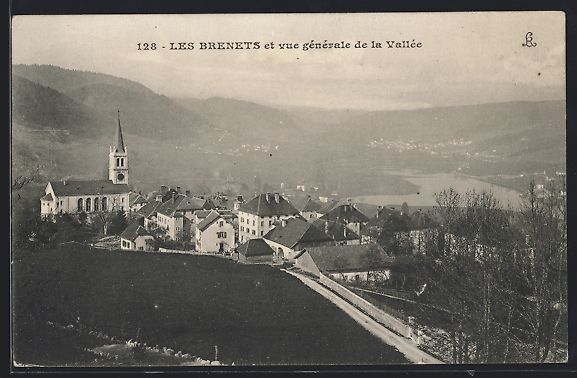 Cartoline postali: Les Brenets, Panorama et vue générale  – Usato da Berlin venduto da bartko-reher