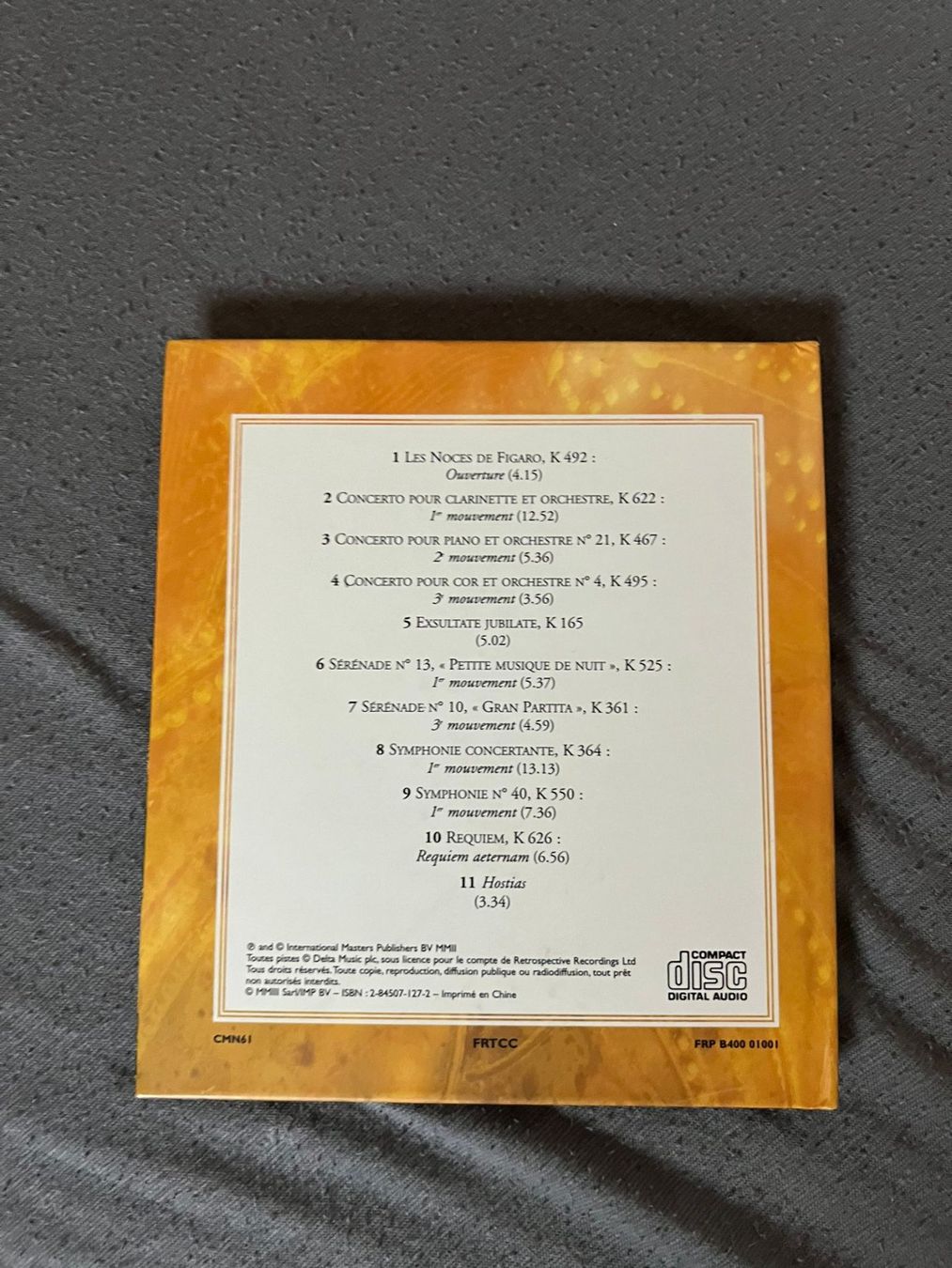 Dischi in vinile: Disque Mozart – Usato da Muraz (Collombey) venduto da ale_mwc9 1