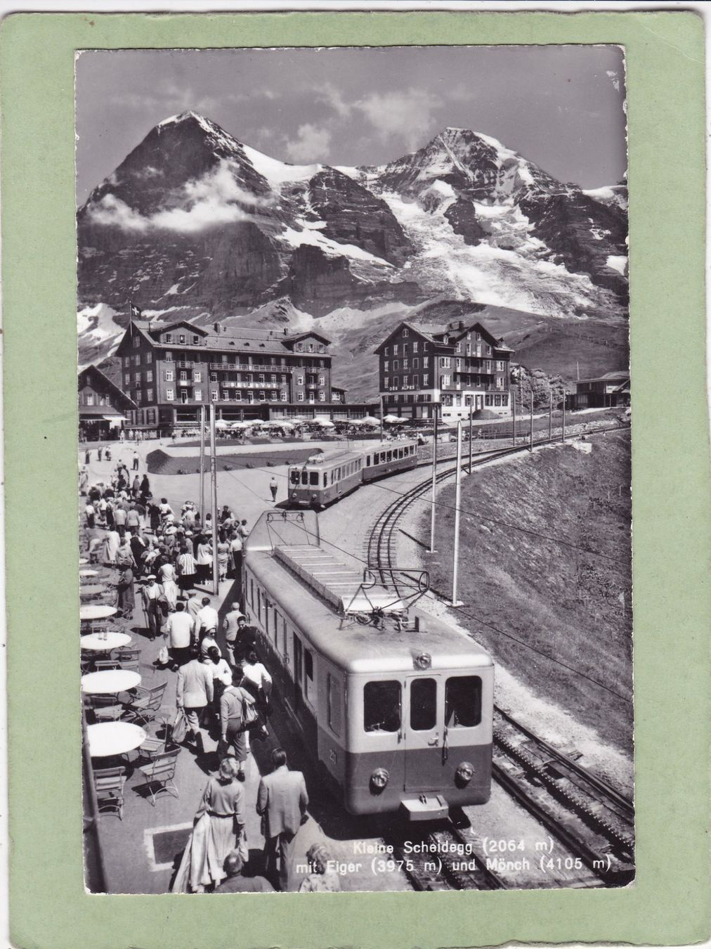 Cartoline postali: Kleine Scheidegg  Bahn Eiger Mönch – Usato da Herisau venduto da Lisegrat2008