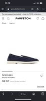 Scarosso suede loafer 37.5 - like Loro Piana summer walk