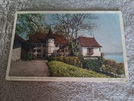 Antike Ansichtskarte Schloss Brestenberg Boniswil gebraucht