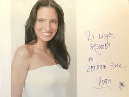 Marta Saiu Autogramm signiert Papierkopie 15x21cm