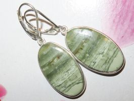 Ohrringe SERPENTINE 925 Silber fazetiert VP 69,-