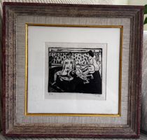 Signierter Holzschnitt - Deutscher Expressionismus 20. Jh.
