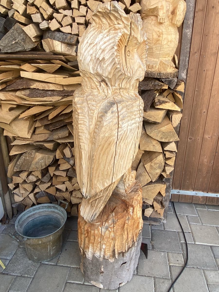 Holzartikel: Eule aus Buchenholz – Gebraucht aus Wiesendangen von argon03 4