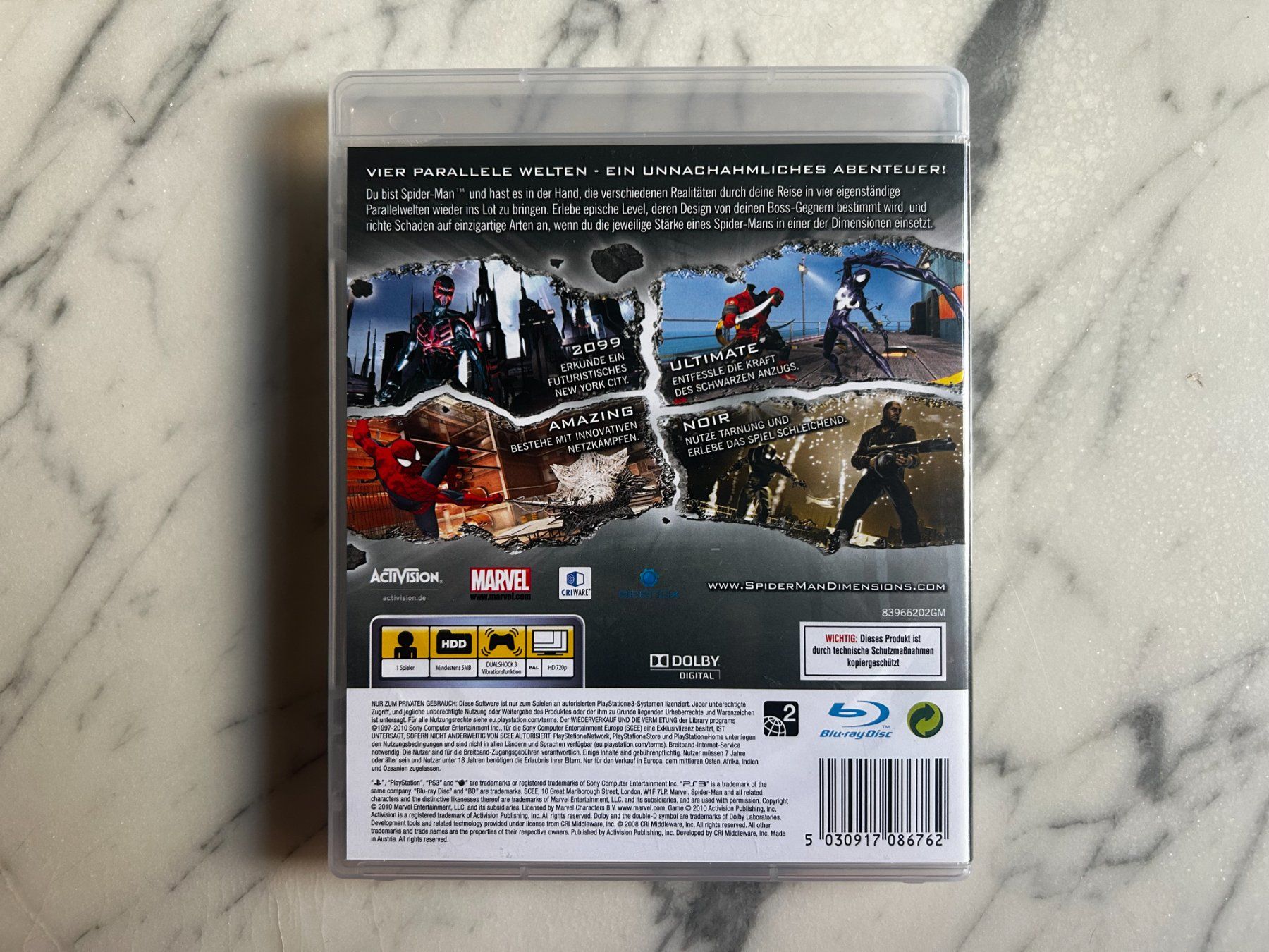 Sony Jeux: Spider-Man Dimensions - PS3 – D'occasion à St. Gallen par lis_cd6d 1