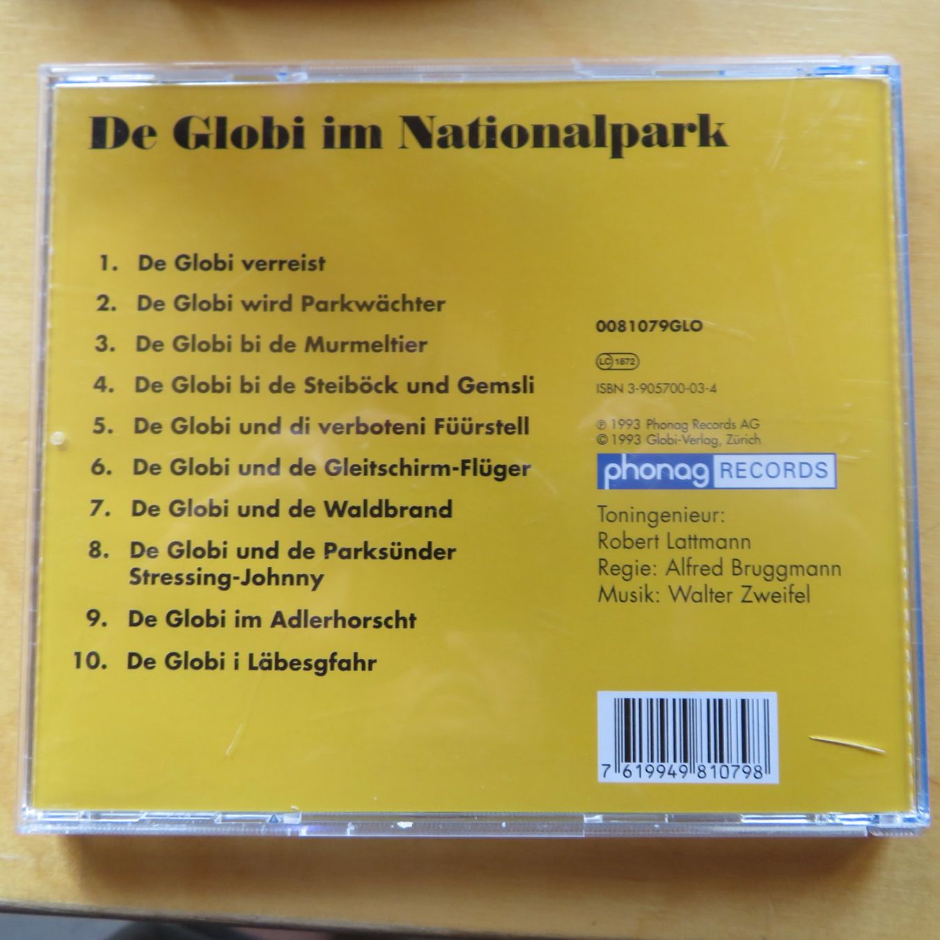 Audiolibri: CD Globi im Nationalpark – Usato da Sirnach venduto da Pepeballoni 1