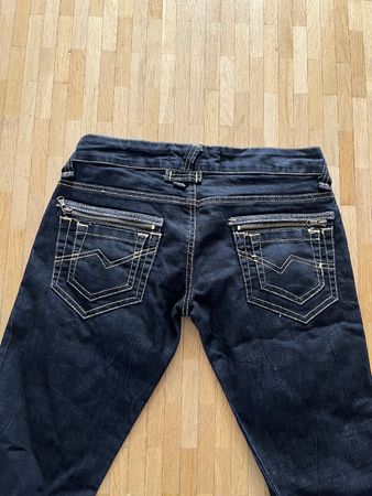 D.Belfort Jeans dunkelblau mit Reissverschlusstaschen NEU