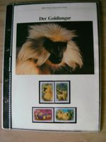 WWF Goldlangur Blatt mit Briefmarken, Sammelblatt