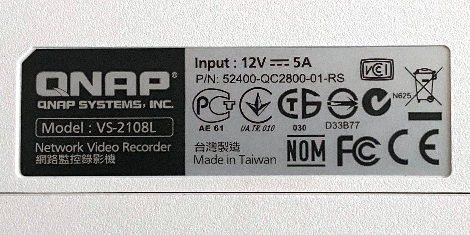 Qnap Server: QNAP Network Video Recorder - VioStor NVR VS-2108L – Usato da Müntschemier venduto da wayllu 4