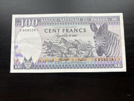 Billet Rwanda 🇷🇼 1989