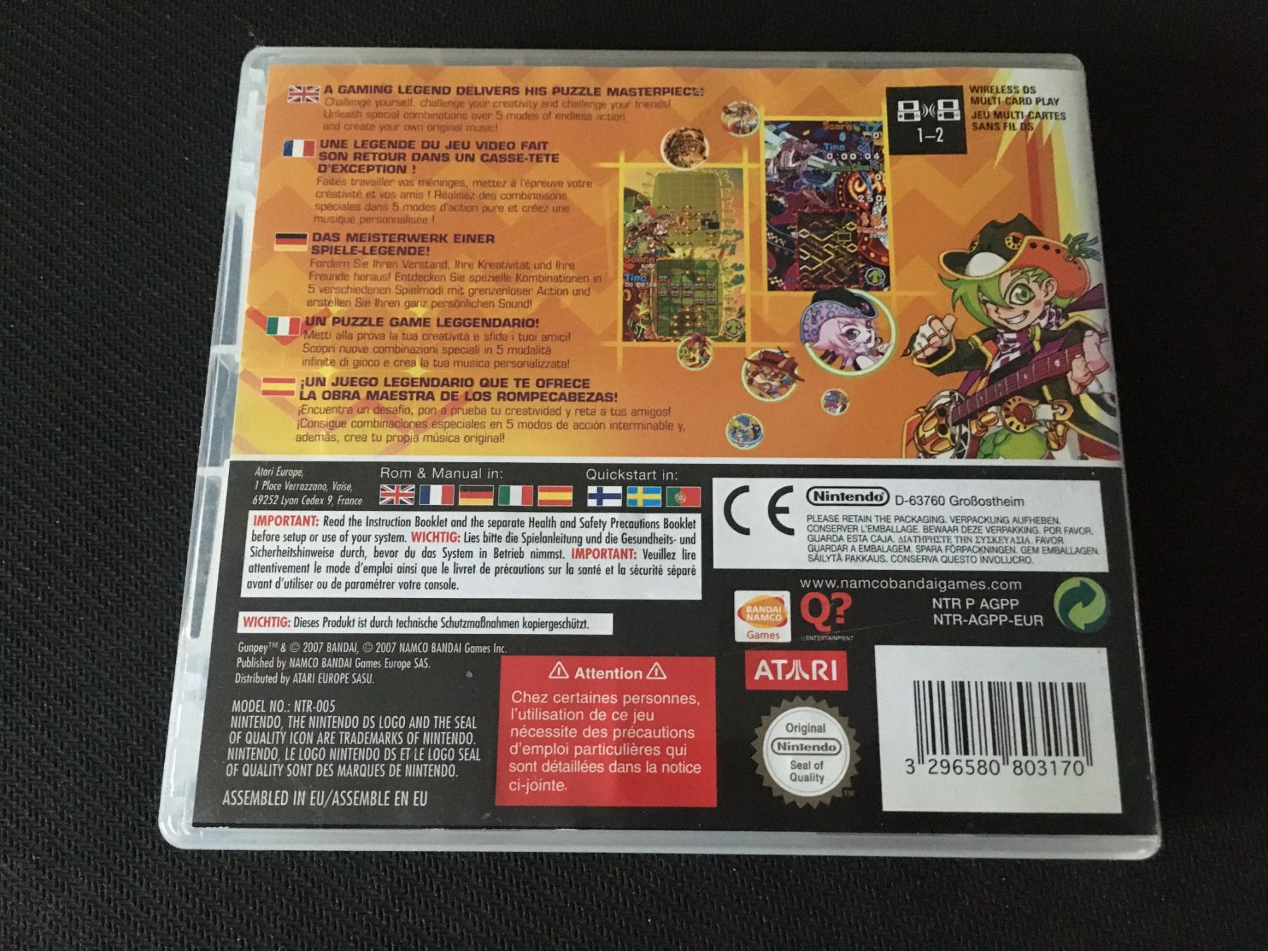 Nintendo Giochi: Gunpey für Nintendo DS – Usato da St.Gallen venduto da sjosjo 1