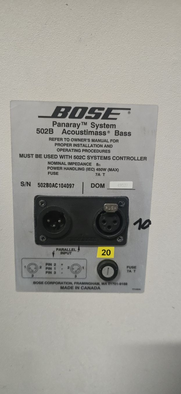 Bose Casse acustiche: Bose 502B Panaray System  – Usato da Schindellegi venduto da Spinas02 3