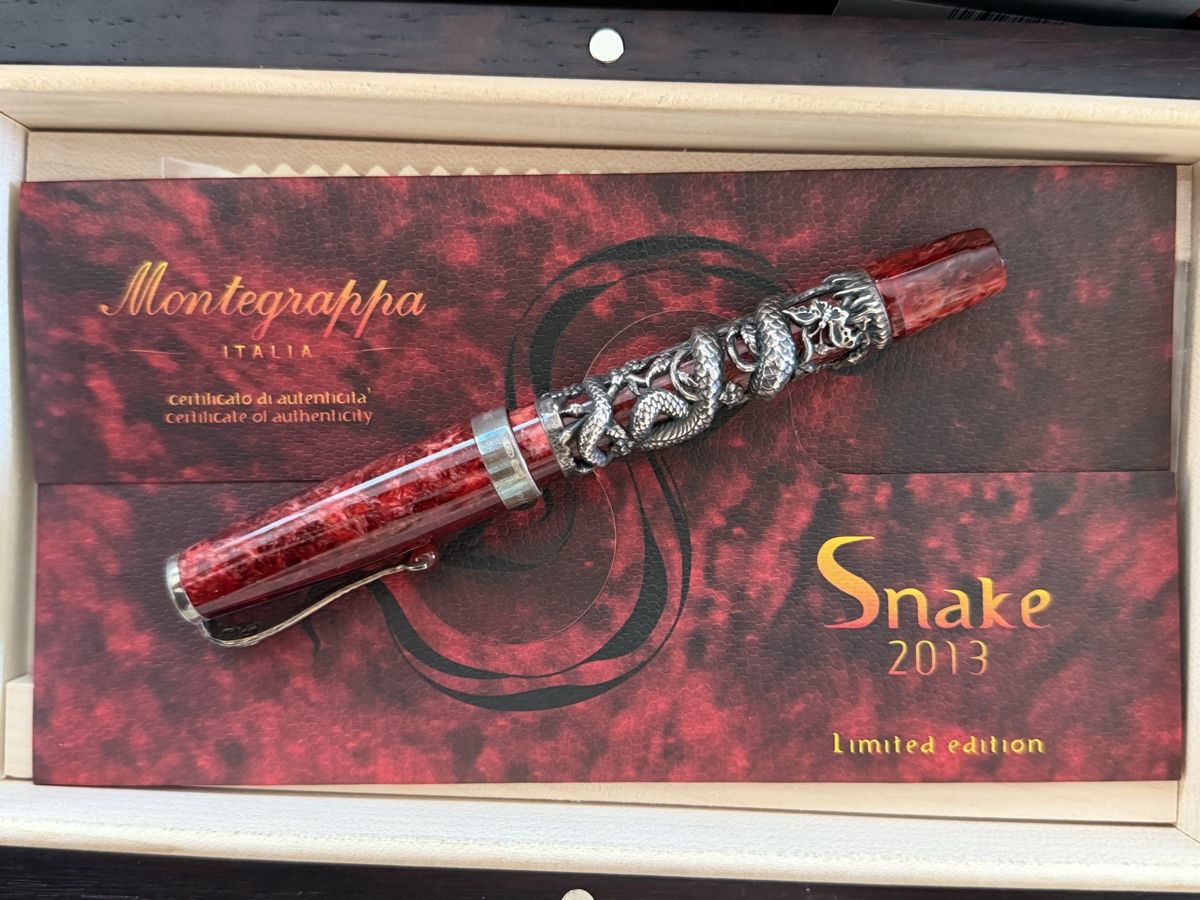 Montegrappa Stifte & Marker: Montegrappa Snake 2013 Füllfederhalter – Neu (gemäss Beschreibung) aus Gockhausen von geo_ydf6