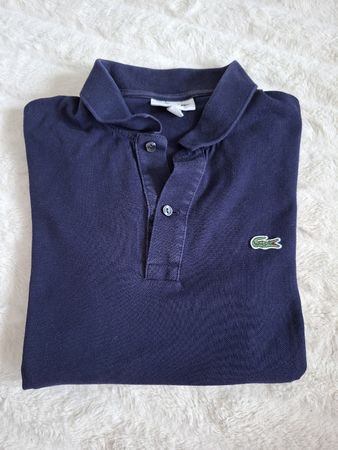Polo Lacoste bleu marine Slim Fit FR 2