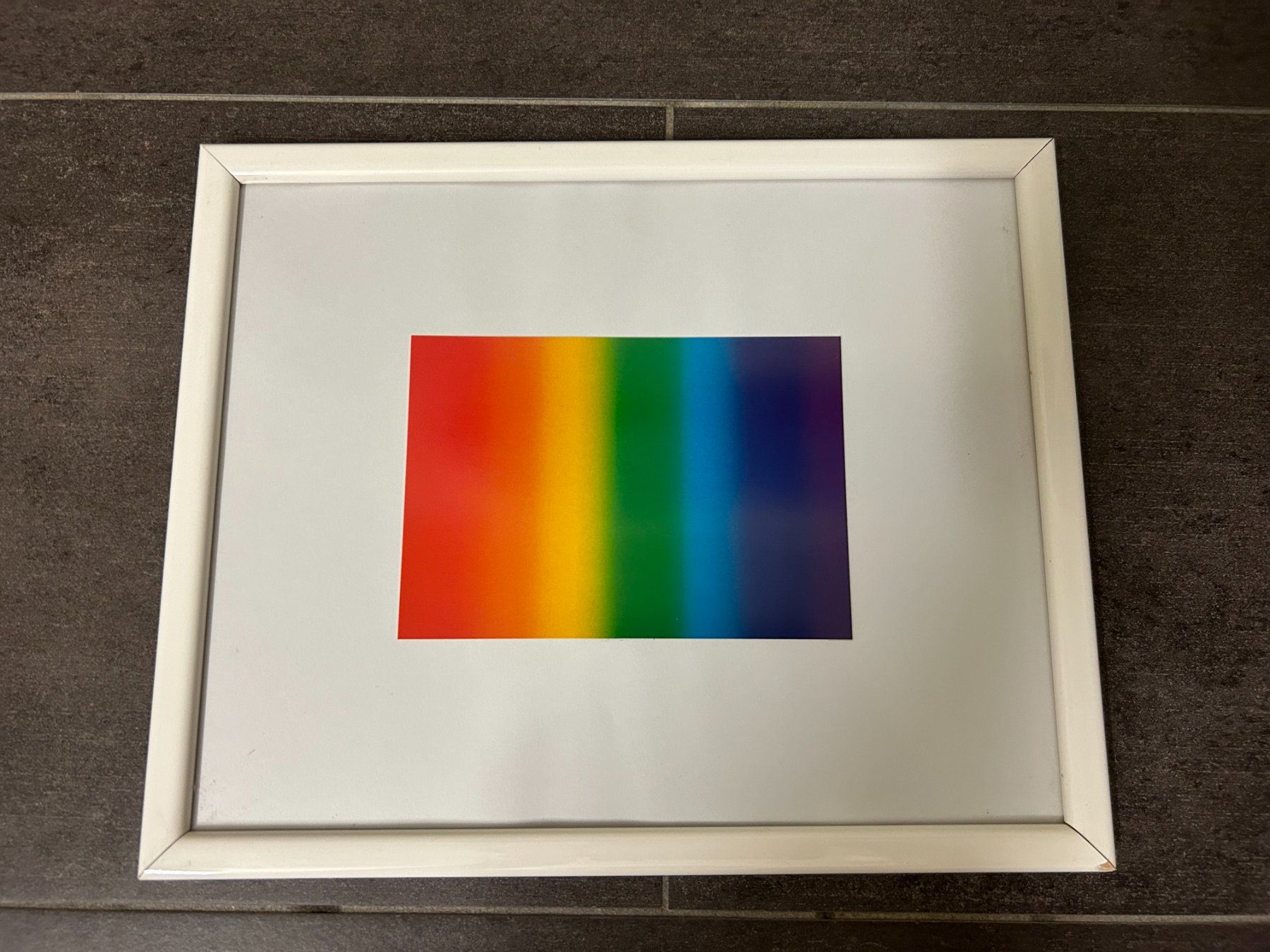 Foto & Immagini: Bild mit Regenbogenfarben – Usato da Hagendorn venduto da Teora66