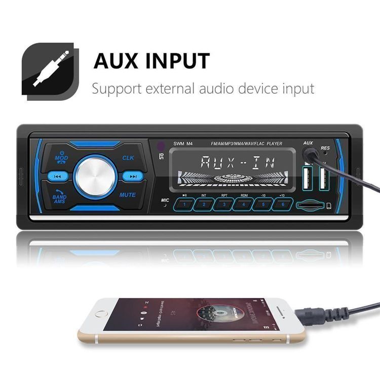 1 DIN Autoradio RDS Bluetooth AM Freisprecheinrichtung
