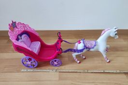 Barbie Kutsche mit Pferd