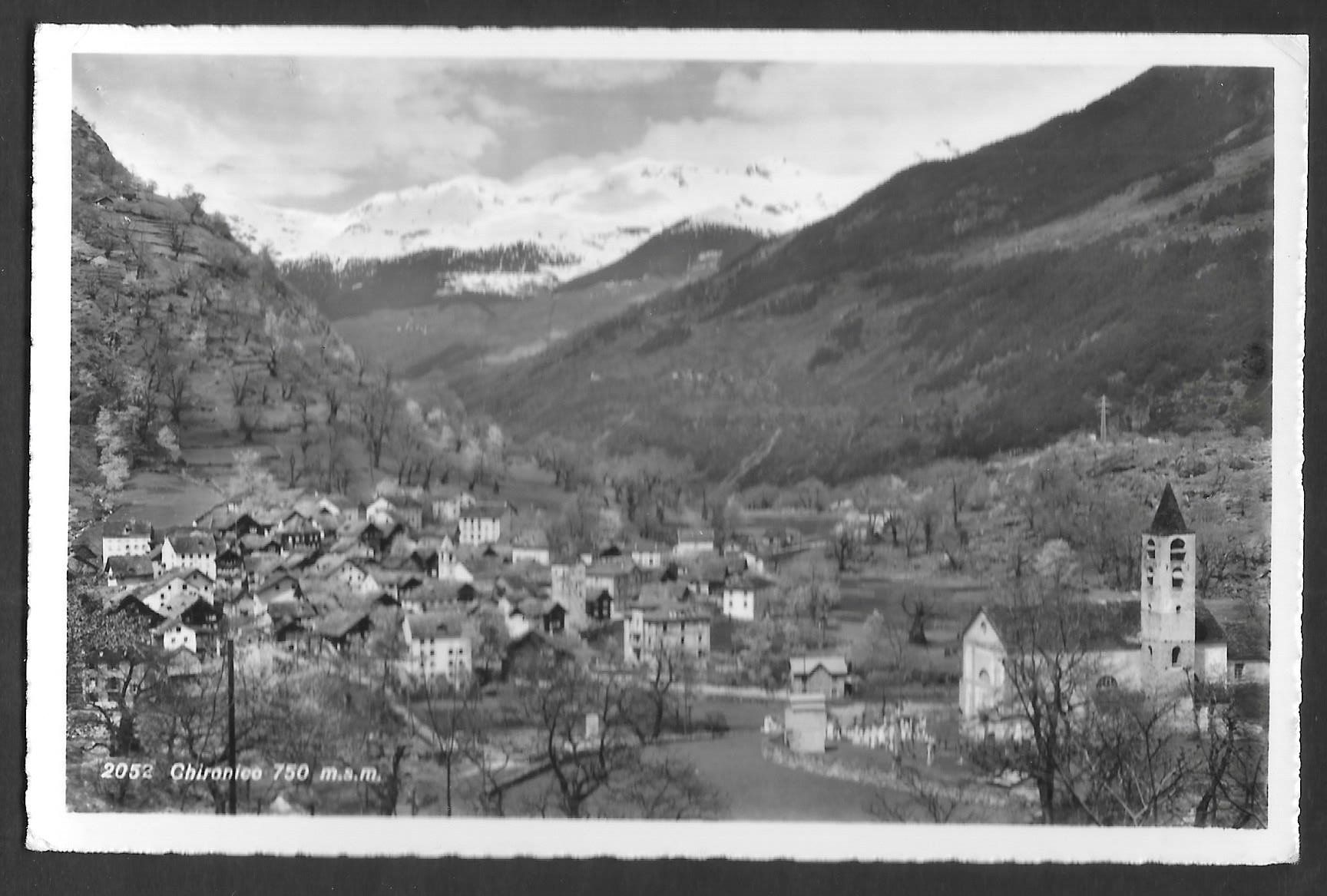 Cartoline postali: Chironico Veduta generale – Usato da Olten venduto da clotaldi