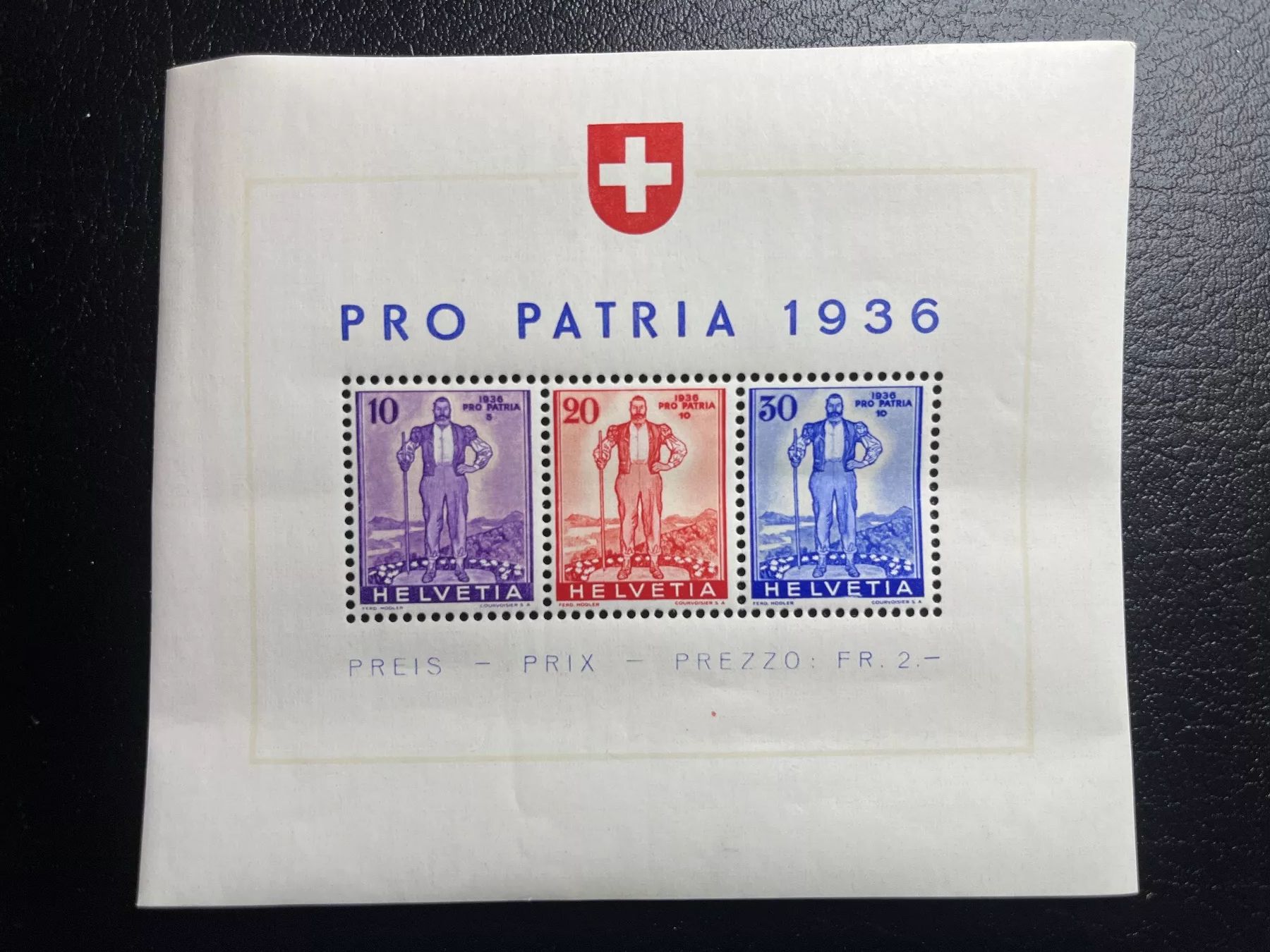 Tutti i francobolli: 1936 Nr. W8 postfrisch SBK 140.- – Usato da Dagmersellen venduto da wyss1982