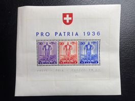 1936 Nr. W8 postfrisch SBK 140.-