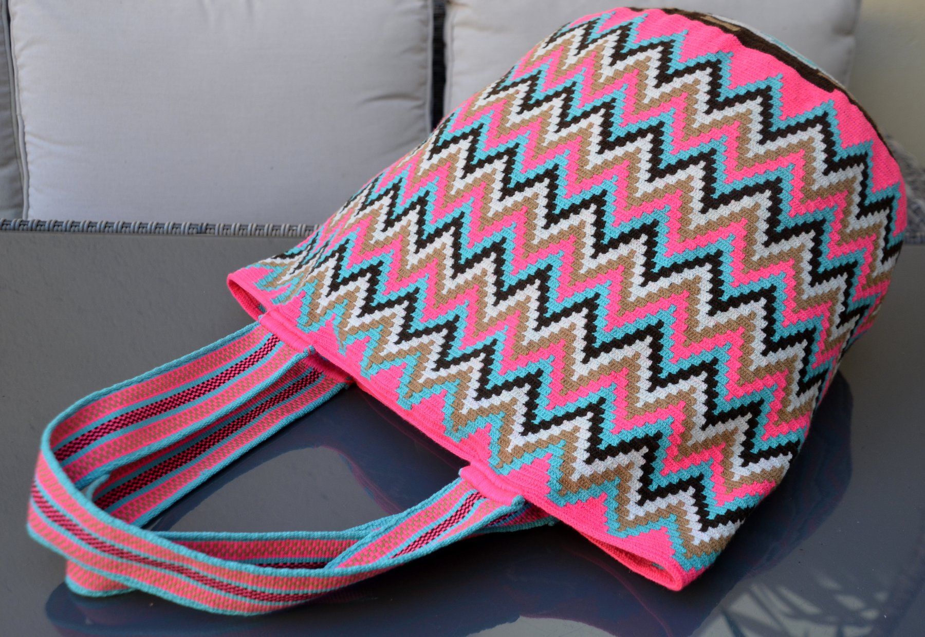 Borse da donna: Wayuu Mochila Tasche / sac Handmade – Usato da Collonges venduto da Allegree 5