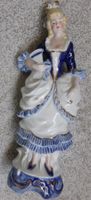 SEHR SCHÖNE-GRAEFENTHAL -PORZELLAN -FIGUR,--25 x 8 CM,-GOLD