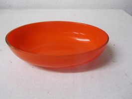 Schale aus Ueberfansglas,mitte 20 Jhdt.