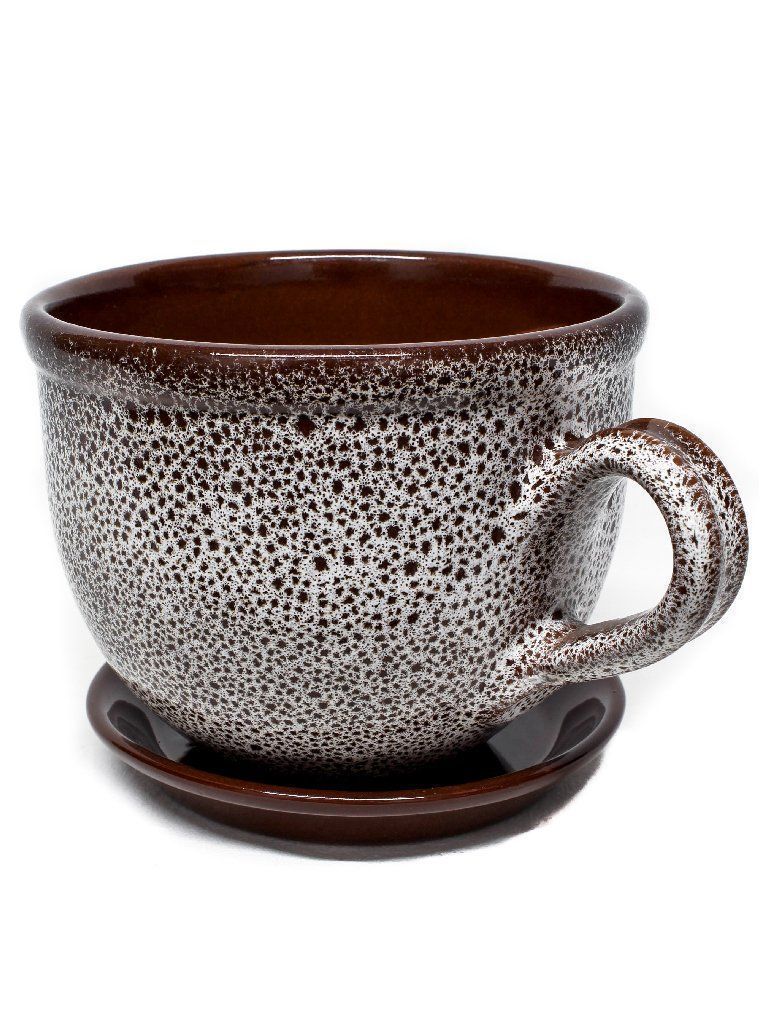 Vasi per fiori: Blumentopf/Pflanzentopf/Tontopf "Tasse" – Nuovo e nell'imballaggio originale da Zürich venduto da StellaKar