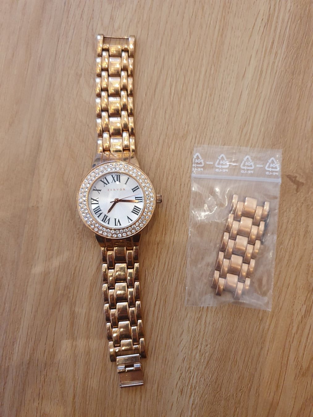 Orologi: Fervor Armbanduhr rosegold, Glitzer – Nuovo (secondo la descrizione) da Heinrichswil venduto da sabi2809