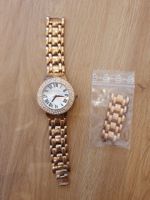 Fervor Armbanduhr rosegold, Glitzer