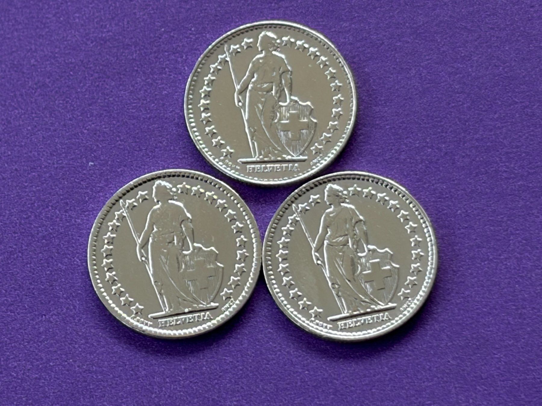 Tutti le monete: 1/2 Fr. 1936,1937,1939 vorzüglich – Usato da Kräiligen venduto da wolle2101 1