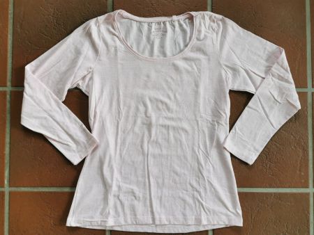 Janina; rosa Basic Langarm-Shirt / Pullover Gr. 44