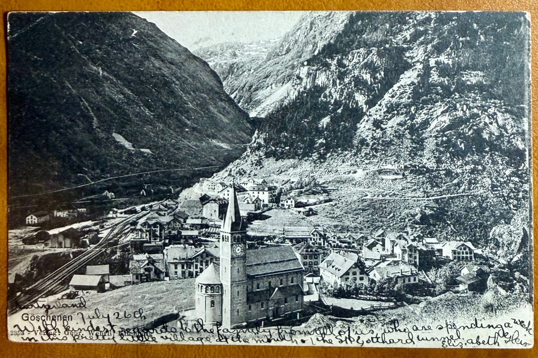 Cartoline postali: Göschenen - 1905 – Usato da Lutry venduto da Ediego