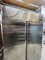 Doppeltüre  Kühlschrank Edelstahl