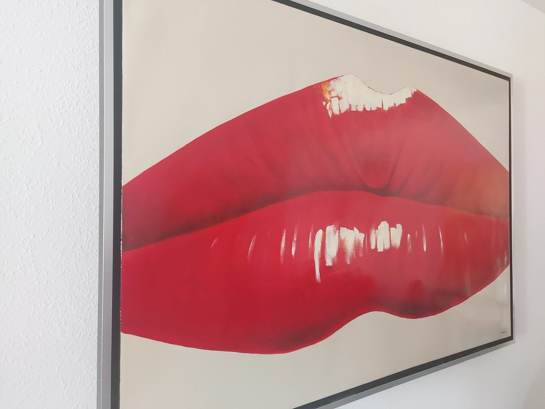 Gemälde: Pop Art - Red Lips - Large Painting – Gebraucht aus Jongny von lie_v6hs 2