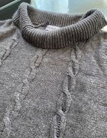 Rollkragen Pullover (grau)