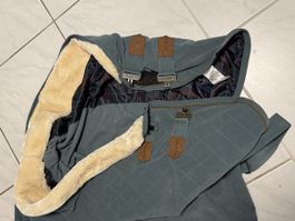 Felix Bühler Teddyfleece-Set Schabracke neuwertig blau