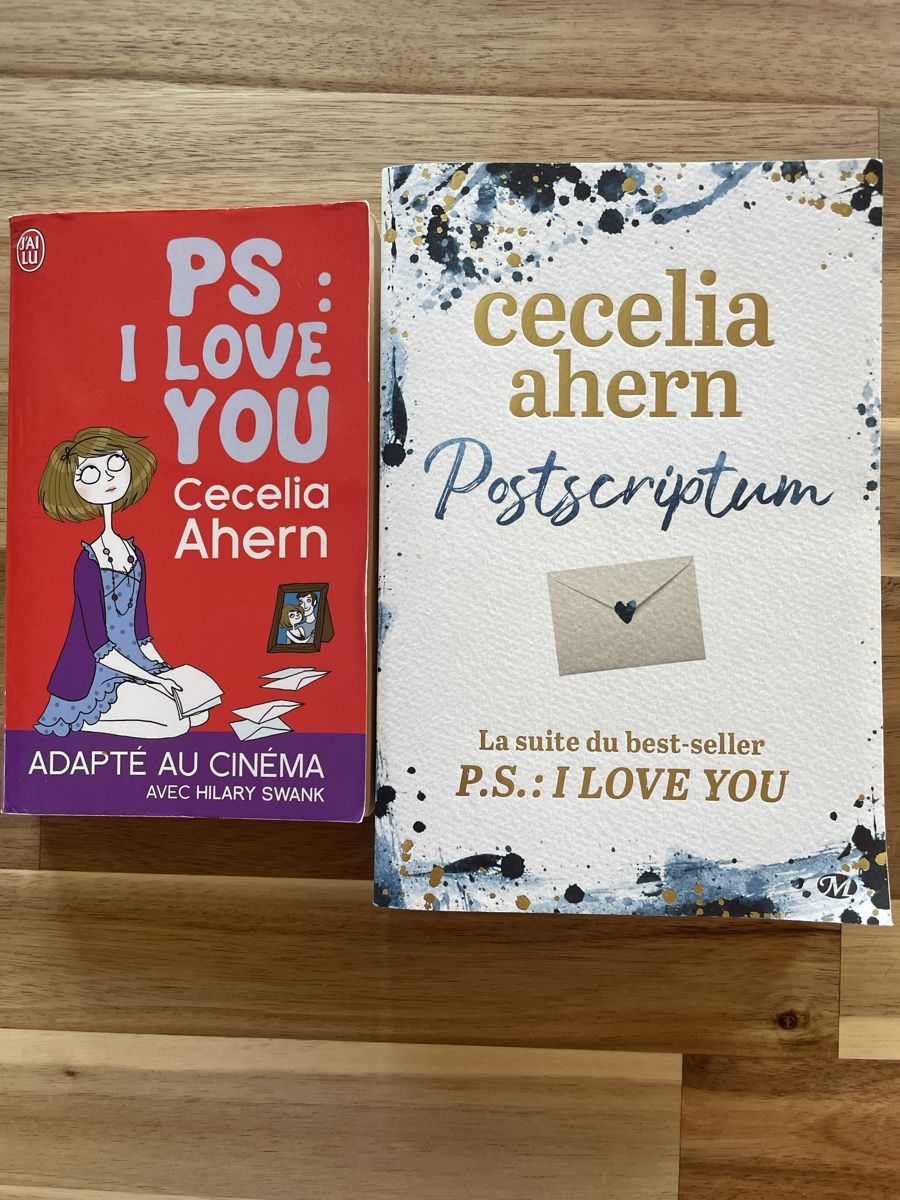 Libri: Roman PS: I Love You & La suite Postscriptum Cecelia Ahern – Usato da Crissier venduto da Nouchki76