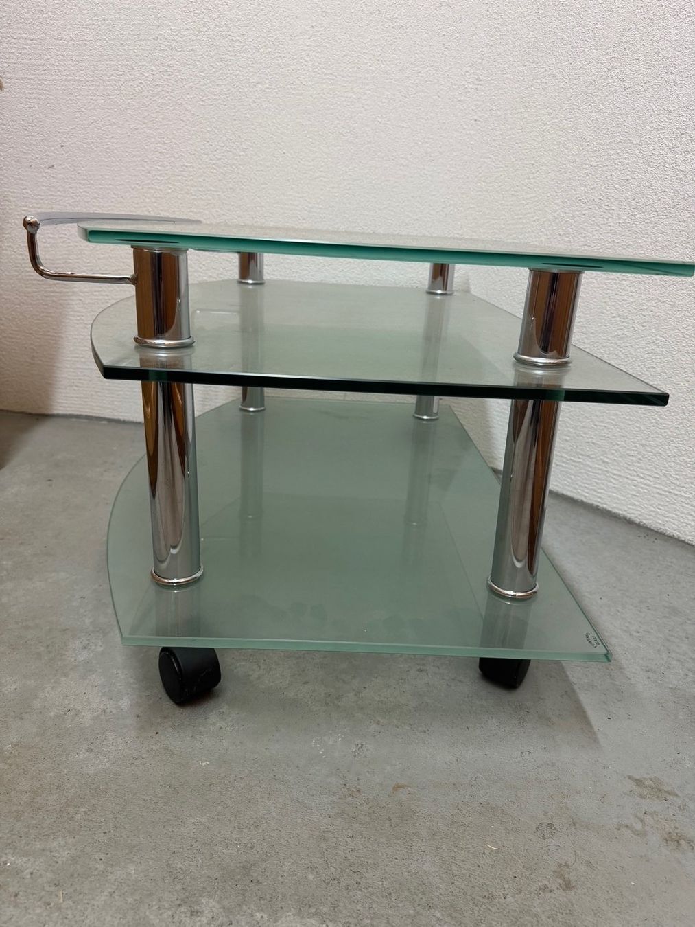 Livique Mobili TV: Fernsehmöbel Glas/Edelstahl – Usato da Schnaus venduto da sueg01 3