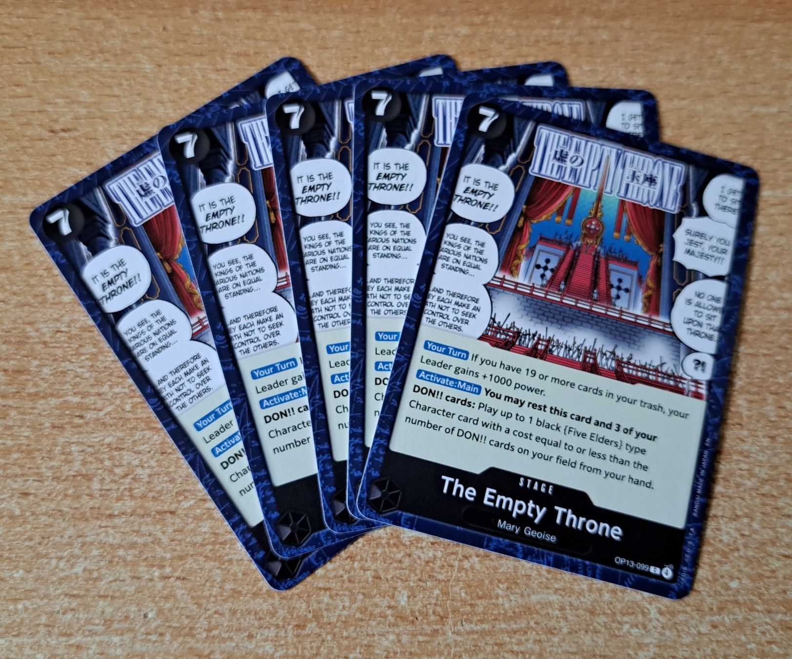 Bandai Carte collezionabili: One Piece 5x The Empty Throne - STAGE OP13-099 C – Usato da Cernier venduto da Poussetofiol