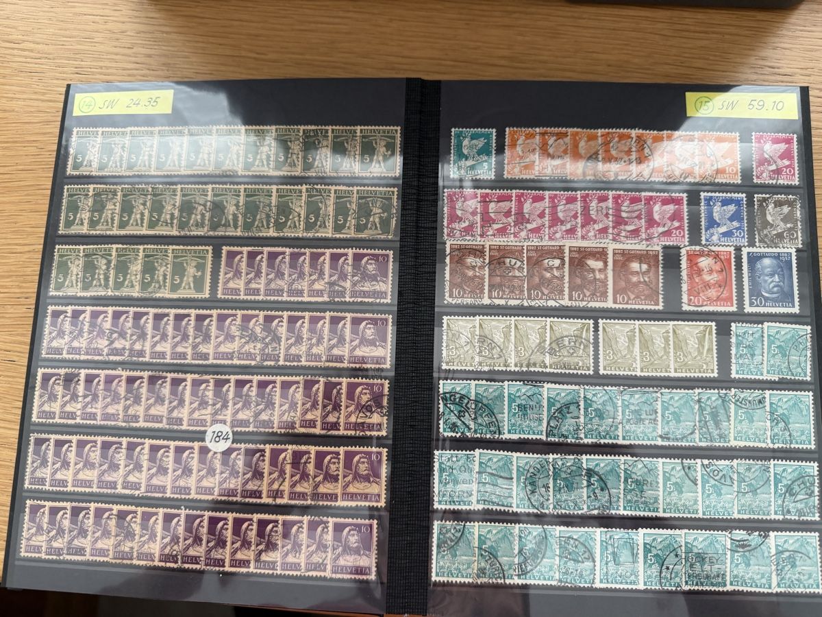 Tutti i francobolli: Album Schweizer Marken ab Strubel  – Usato da Murgenthal venduto da Tina_4055 7